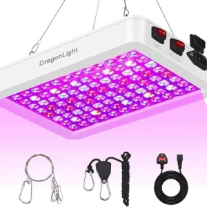 BW1000 LED Grow Light Full Spectrum with Dual Chips & 3m Cable for Indoor Plants